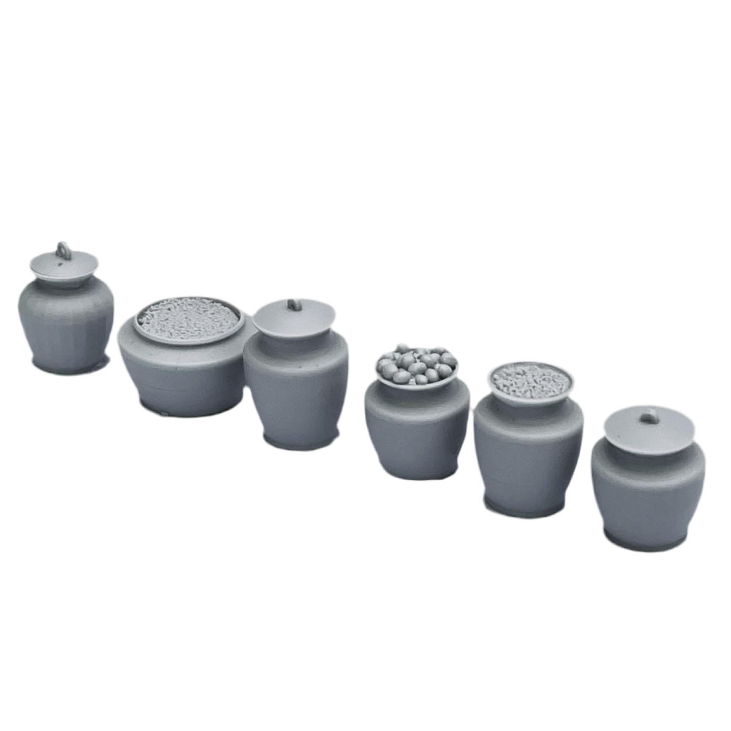 Vietnamese Foods Urns and Bird Cages - 1/35