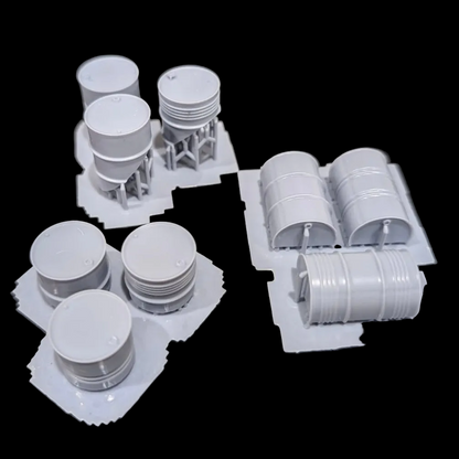 Cut-Down 200L Drum Set – 3 Styles – 1/35