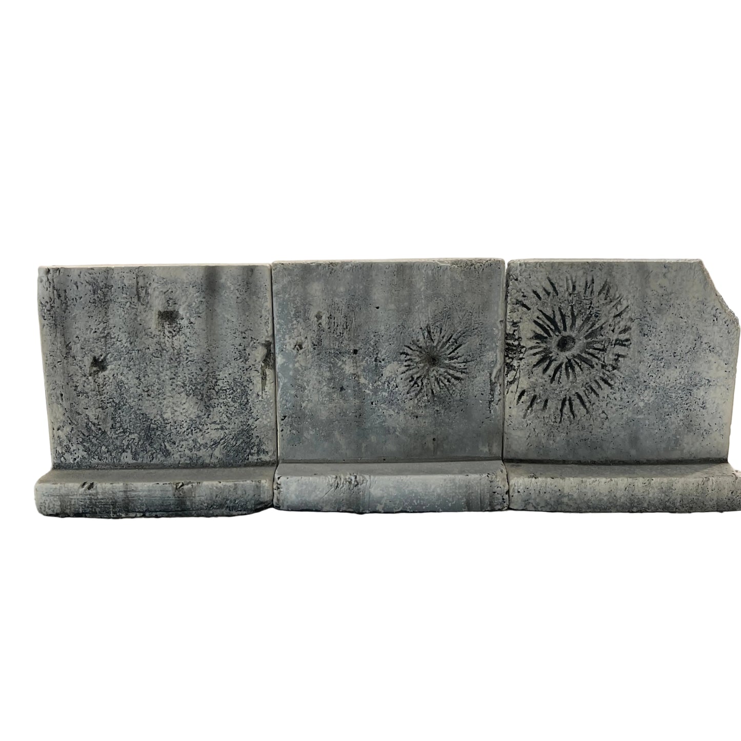 Texas T Barriers Battle Damage Set -1/35