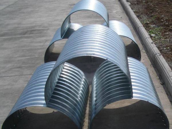 Corrugated Culvert Bunker Set — 6ft & 4ft Sections - 1/48
