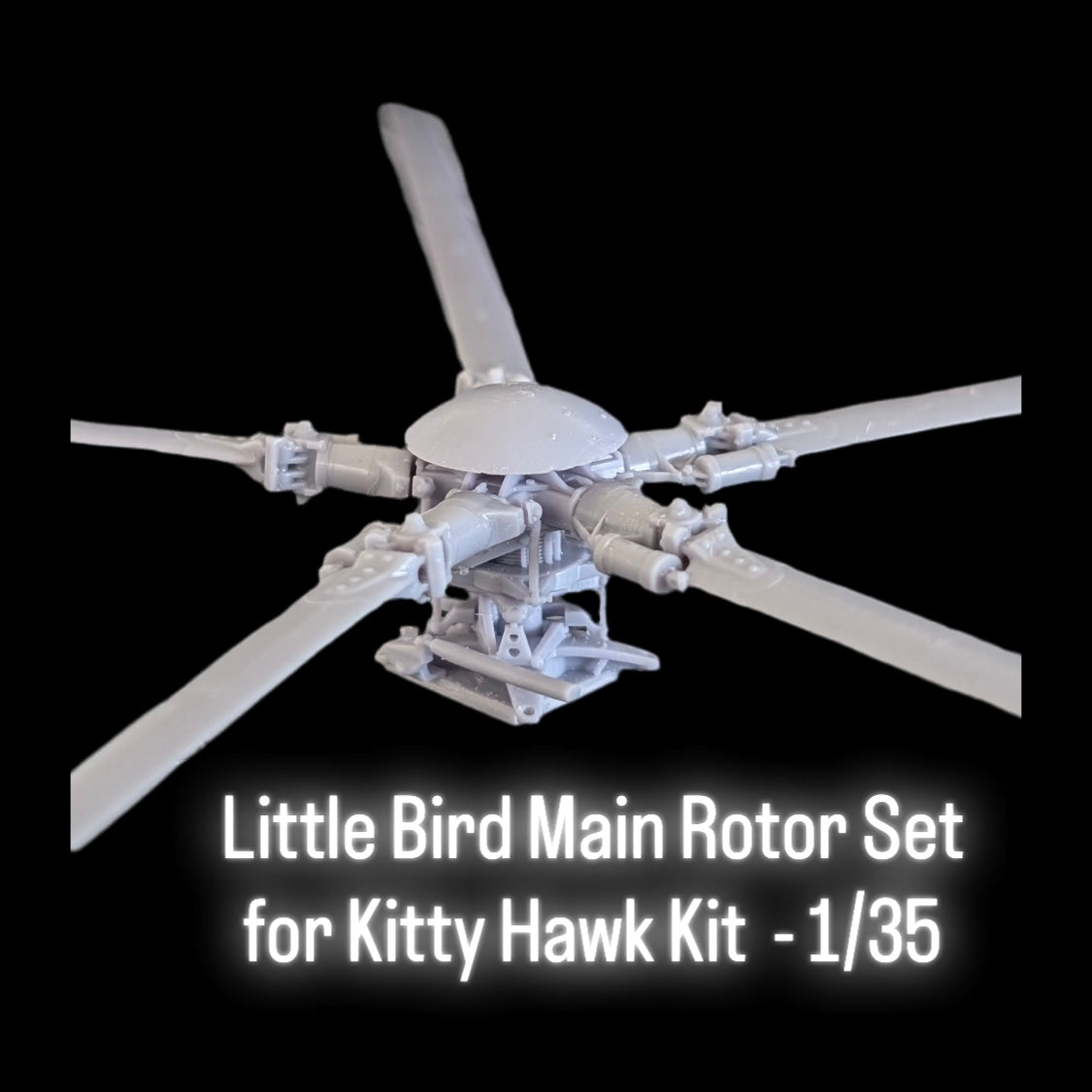 Little Bird Main Rotor Set for Kitty Hawk Kit - 1/35