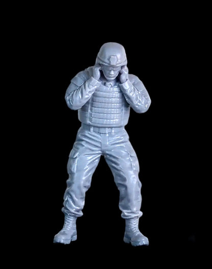 US 81mm Mortar Team & Ammunition Set - 1/48