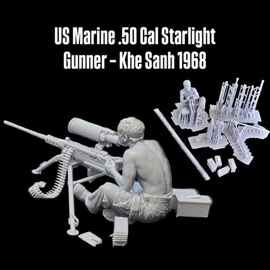 US Marine .50 Cal Starlight Gunner – Khe Sanh 1968