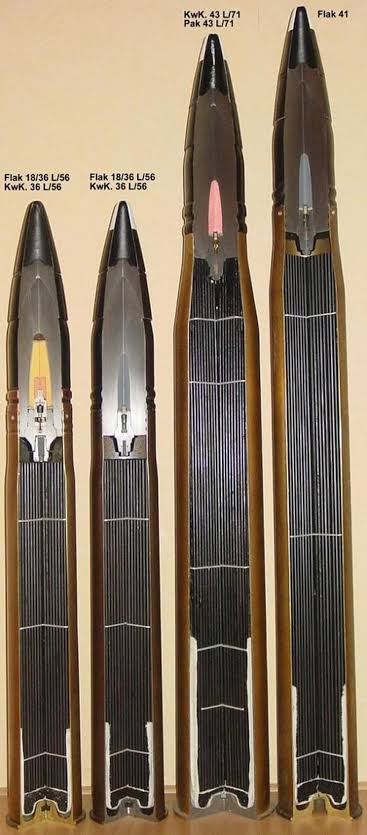 German 8.8cm KwK 36 Ammunition Set – 1/35