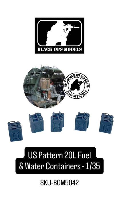 US Pattern 20L Fuel & Water Containers - 1/35