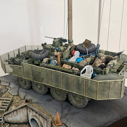 Stryker M1126 ICV Full Bar Armor Kit Conversion Kit 1/35 for AFV Club kit - Part AF35126