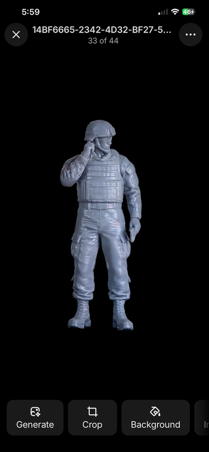 US 81mm Mortar Team & Ammunition Set - 1/48