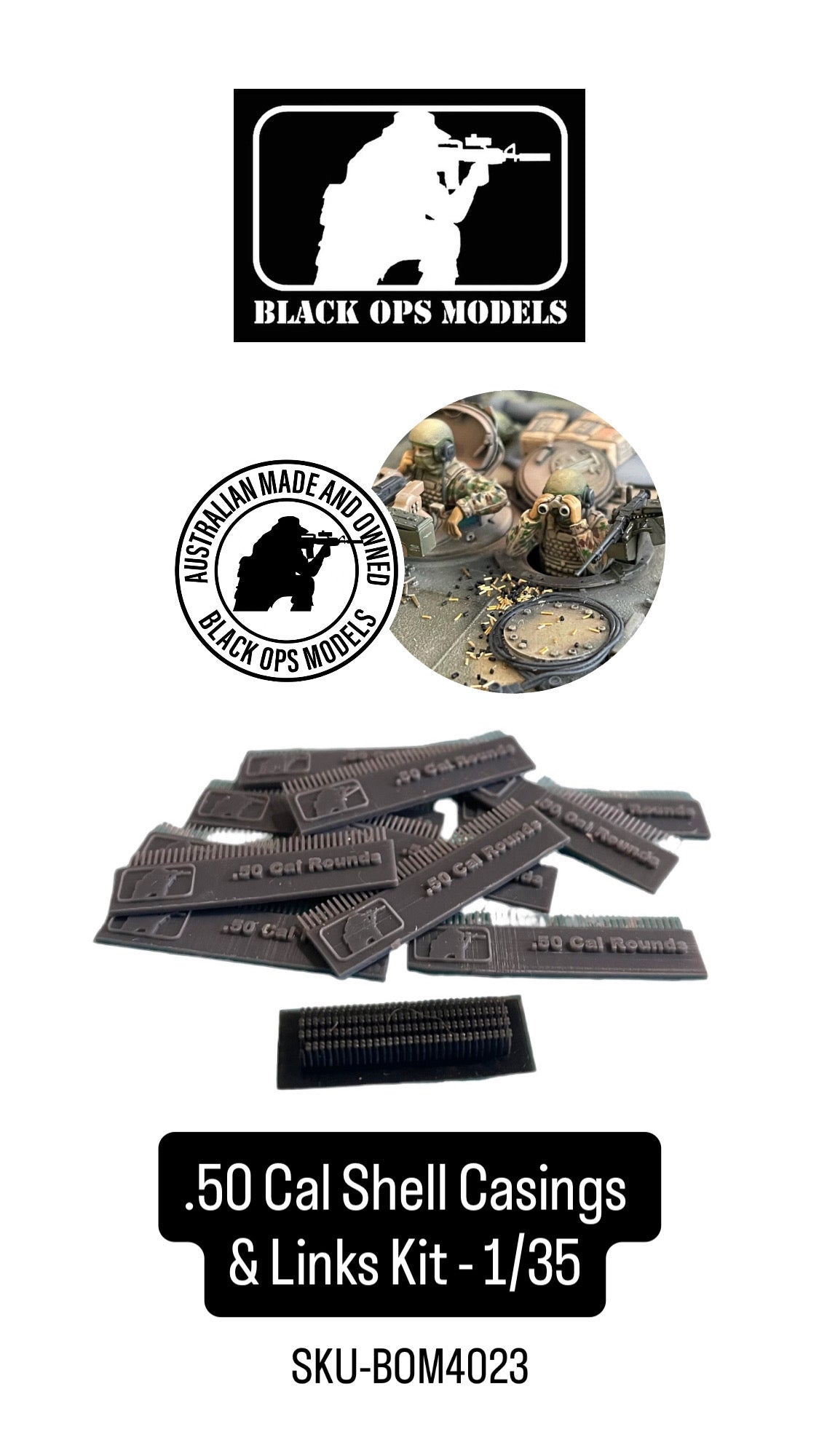 .50 Cal Shell Casings and Links Kit - 1/35