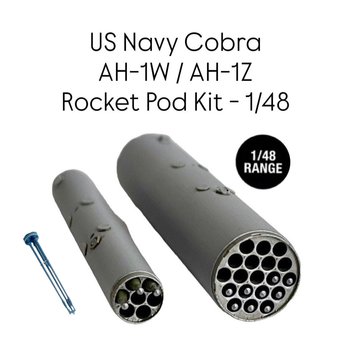 US Navy Cobra AH-1W / AH-1Z Rocket Pod Kit - 1/48
