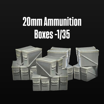 20mm Ammunition Boxes -1/35