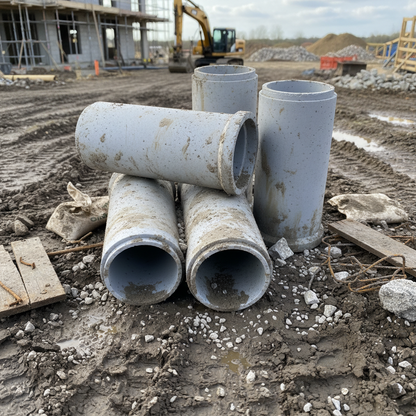 Precast Concrete Pipe Set – Large – 1/35