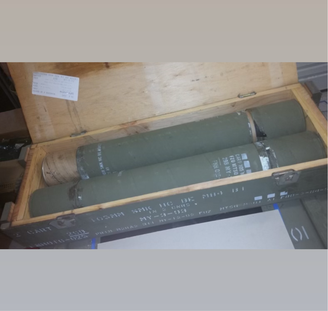 105mm Howitzer Ammunition Boxes and Pallet - 1/35