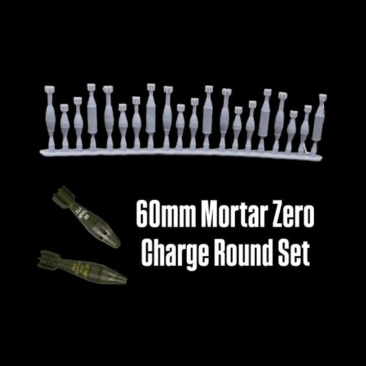 60mm Mortar Zero Charge Round Set