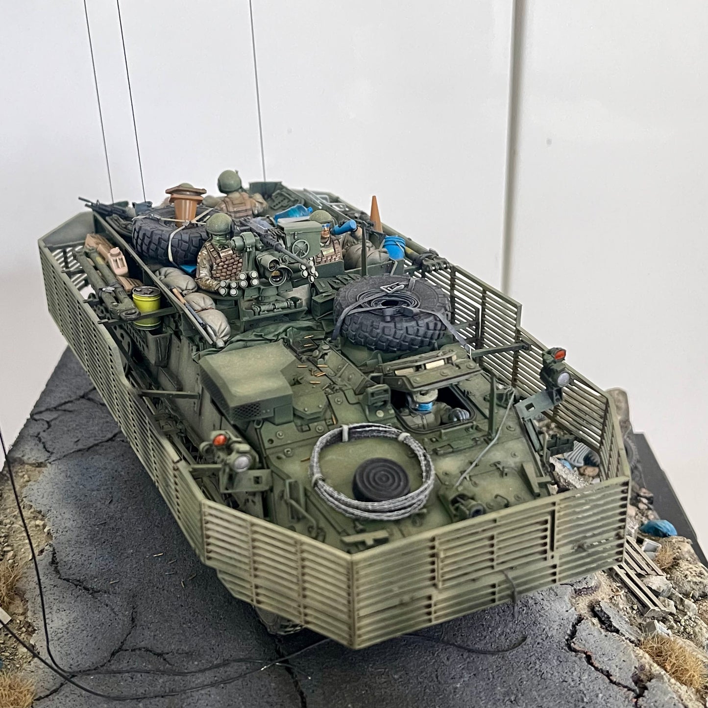 Stryker M1126 ICV Full Bar Armor Kit Conversion Kit 1/35 for AFV Club kit - Part AF35126