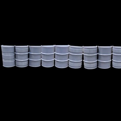 200L Drum Bunker Wall Set – 1/35