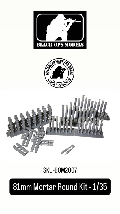 81mm Mortar Round Kit - 1/35