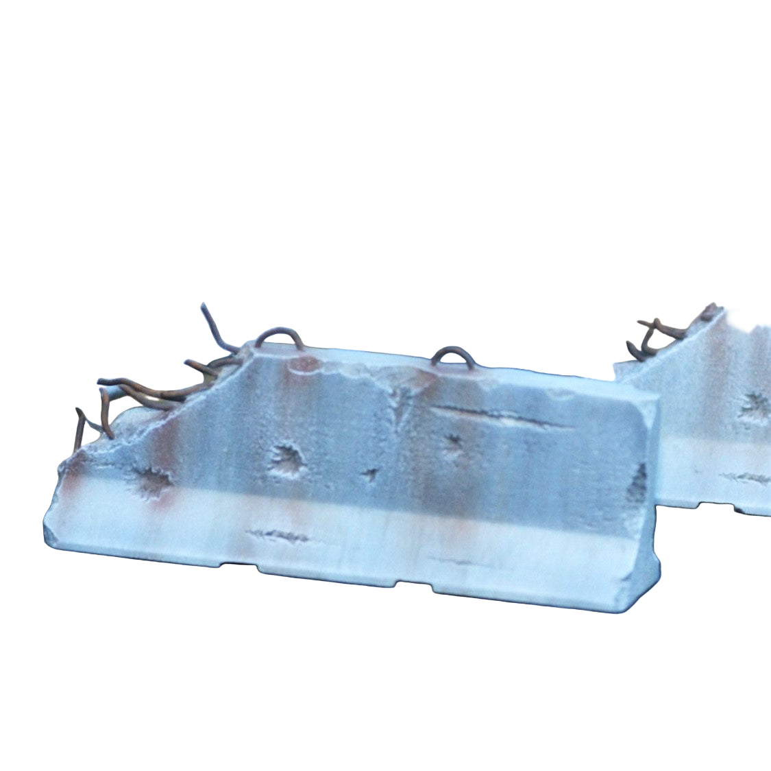 Jersey Barrier - Heavy and Light Damage Set - 1/35