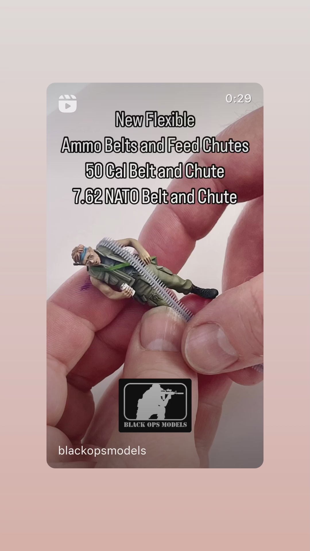 50 Caliber Flexible Feed Chute Pack - 1/35 – Black Ops Models