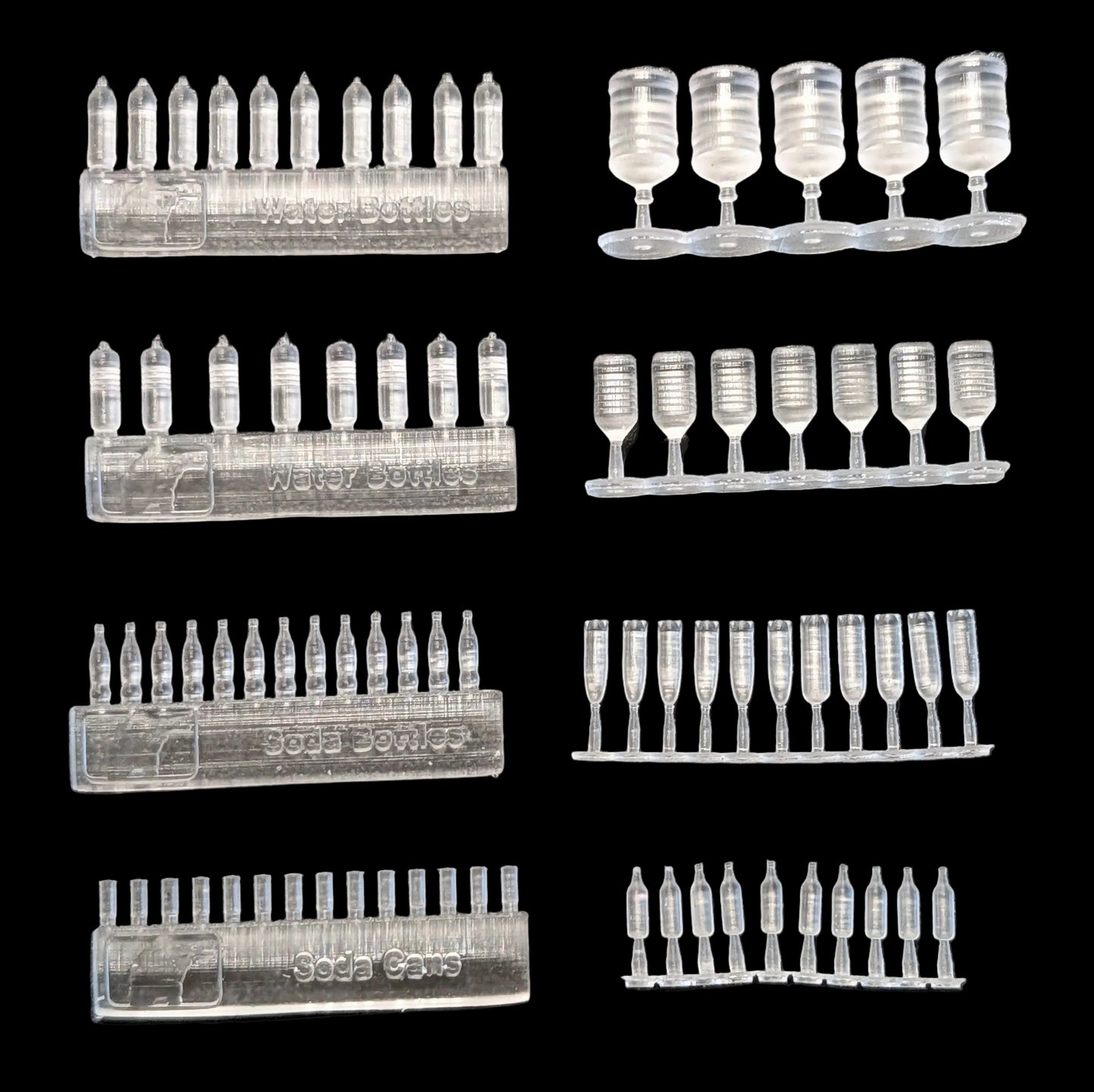 Modern Beverage Containers & Bottles Set - 1/48