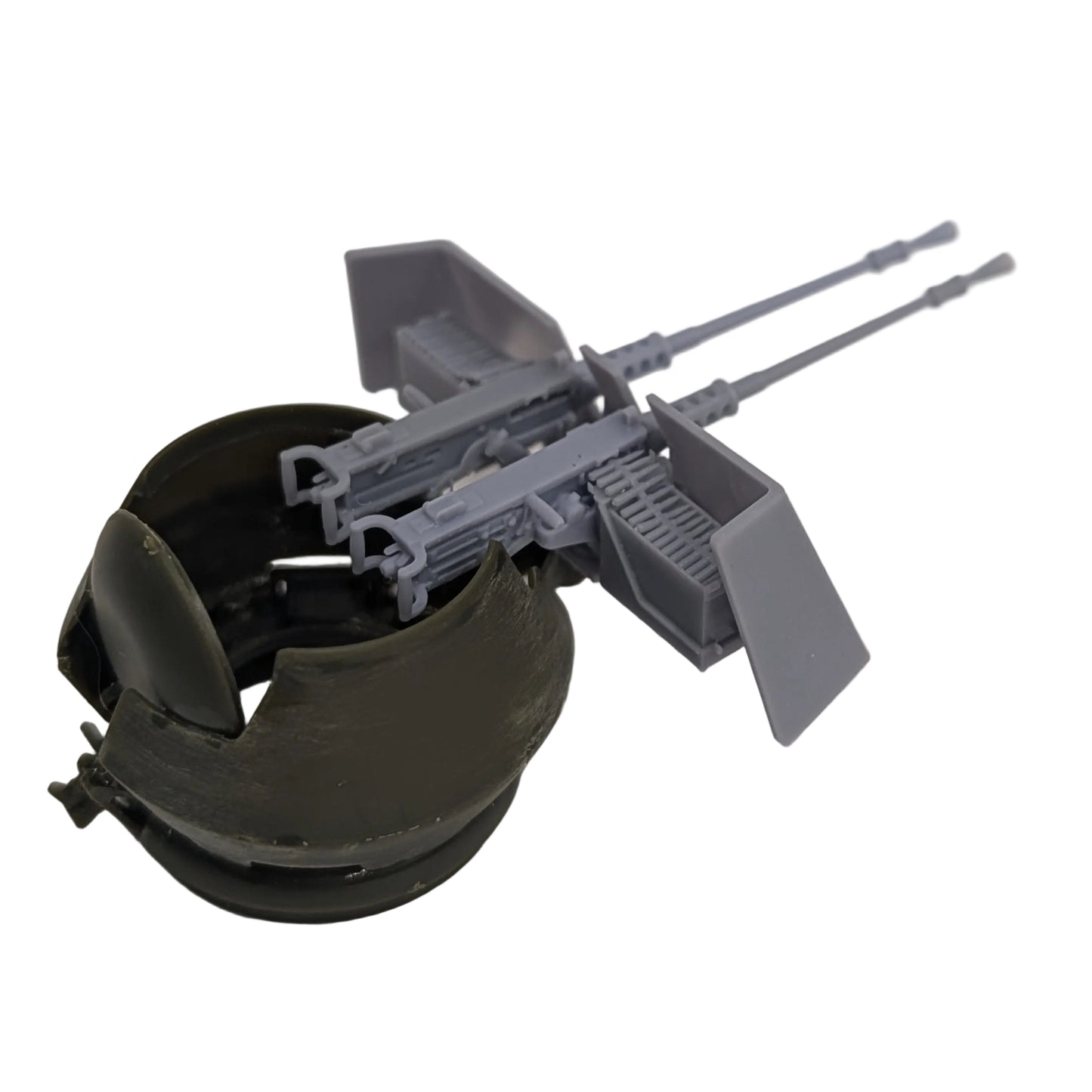 M2HB 50 Cal. Machine Gun Twin Mount & Improvised Gun Shield - 1/35