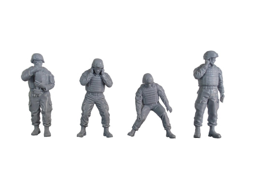US 120mm Mortar Team & Ammunition Set- 1/48