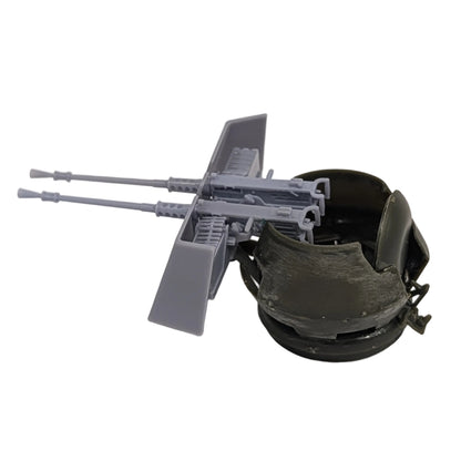 M2HB 50 Cal. Machine Gun Twin Mount & Improvised Gun Shield - 1/48
