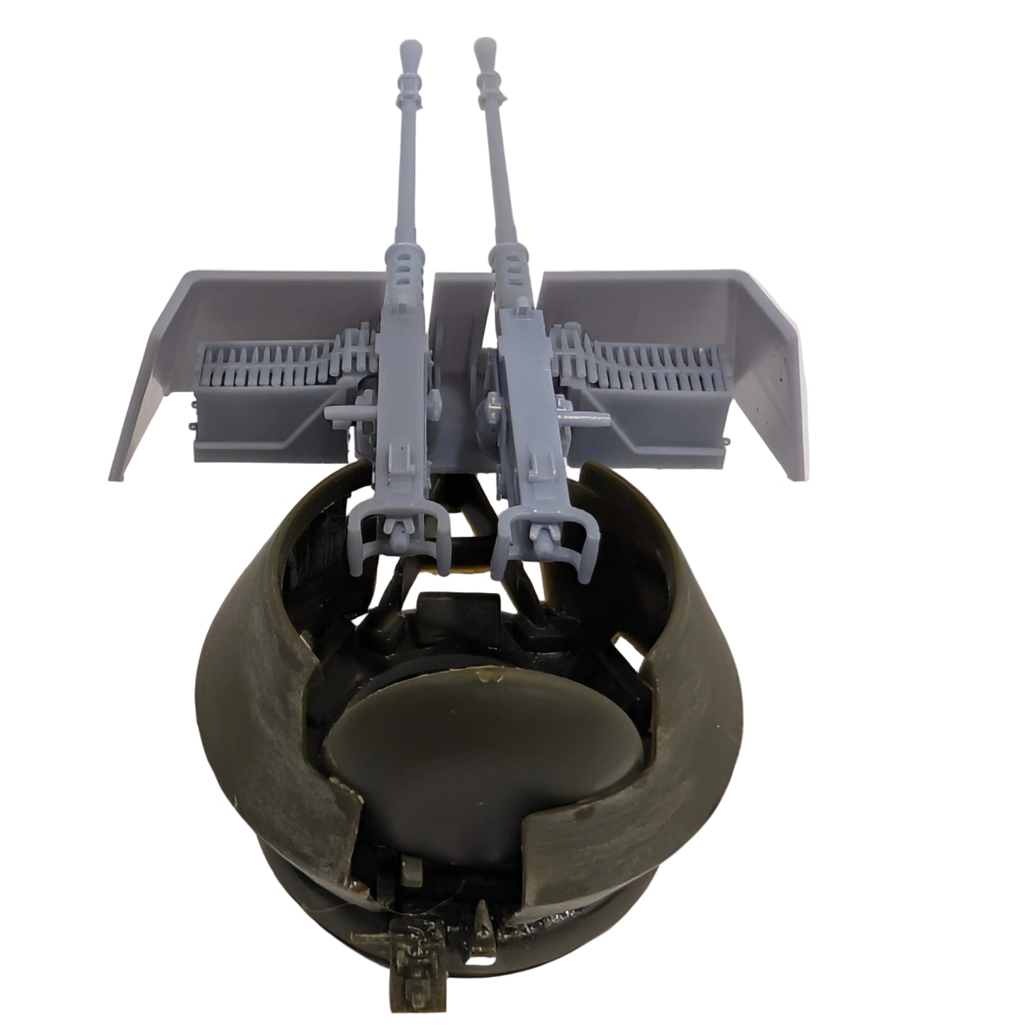 M2HB 50 Cal. Machine Gun Twin Mount & Improvised Gun Shield - 1/48