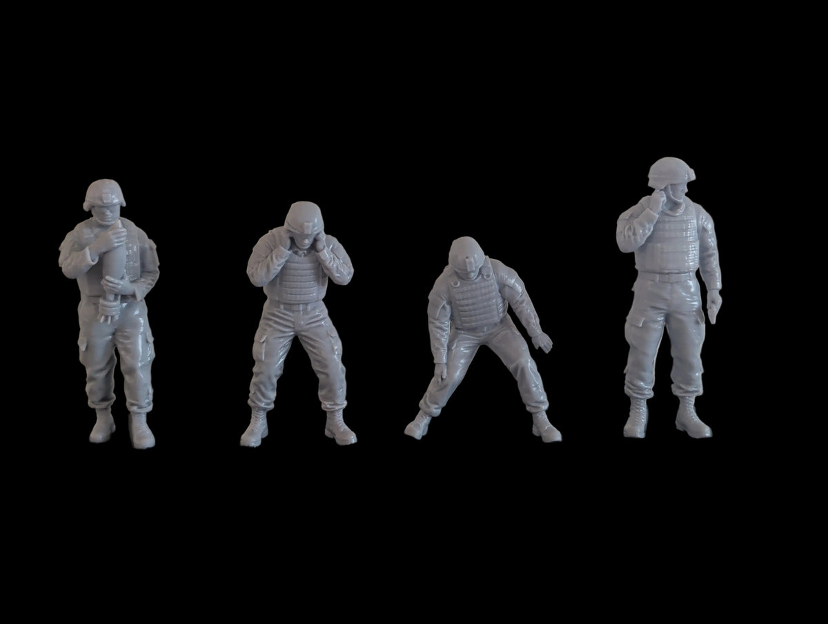 US 120mm Mortar Team & Ammunition Set- 1/35