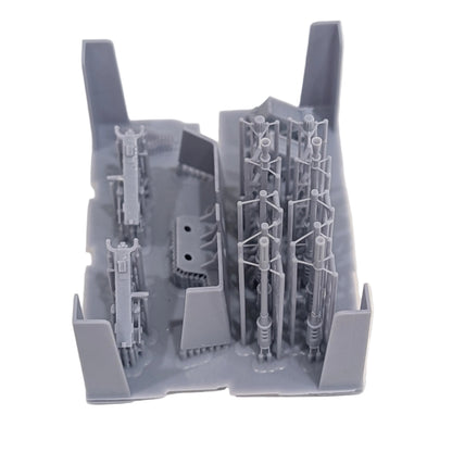 M2HB 50 Cal. Machine Gun Twin Mount & Improvised Gun Shield - 1/48