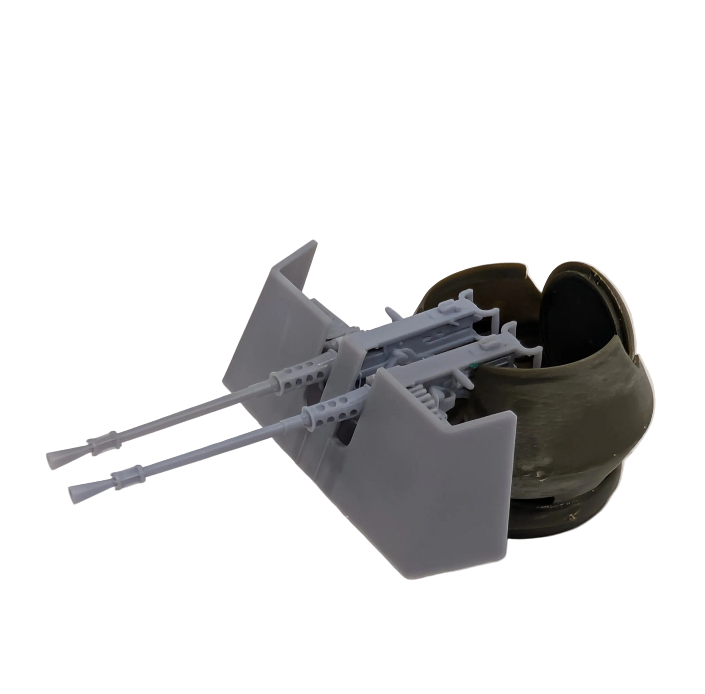 M2HB 50 Cal. Machine Gun Twin Mount & Improvised Gun Shield - 1/35