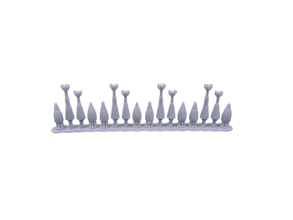 120mm Zero Charge Mortar Round Set - 1/35