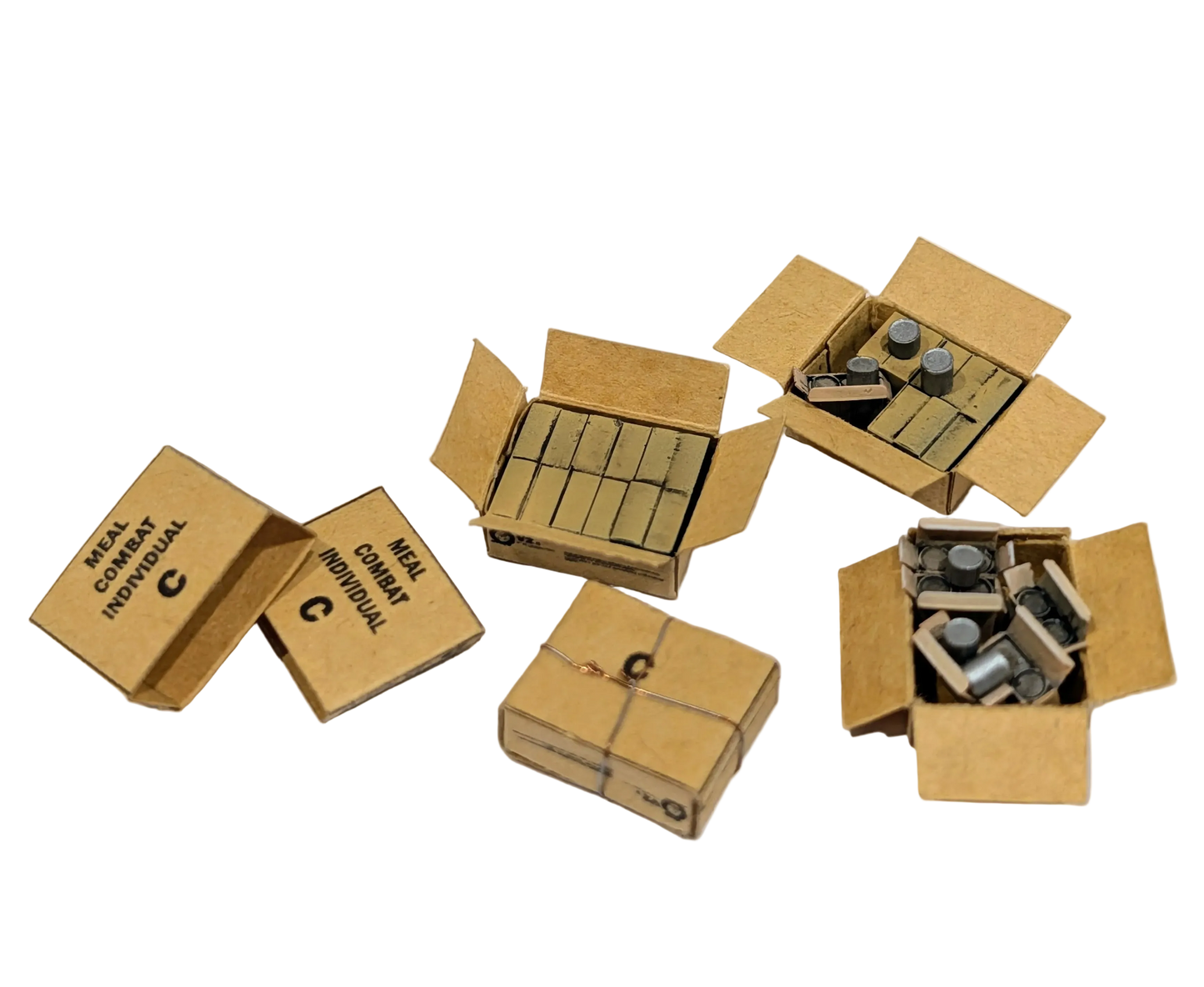 Vietnam War U.S. C-Rations (Opened & Sealed) – 1/35