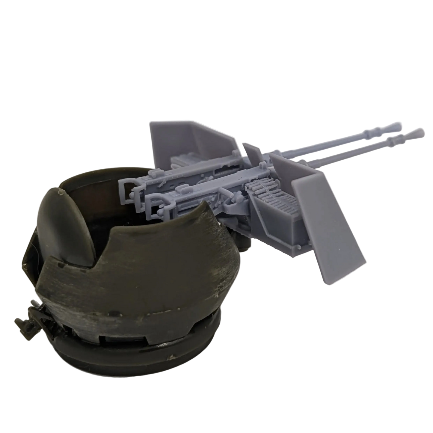 M2HB 50 Cal. Machine Gun Twin Mount & Improvised Gun Shield - 1/35