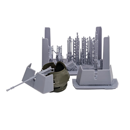 M2HB 50 Cal. Machine Gun & US Style Gun Shield (Vietnam) – 1/35