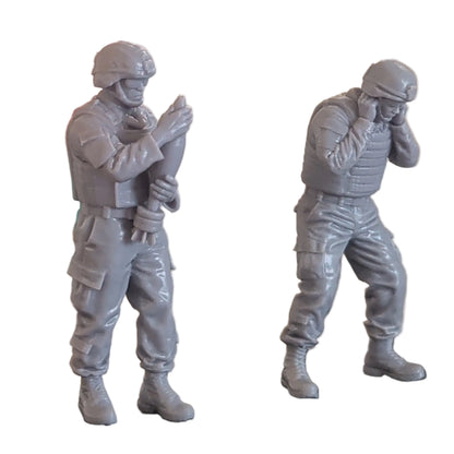 US 120mm Mortar Team & Ammunition Set- 1/35