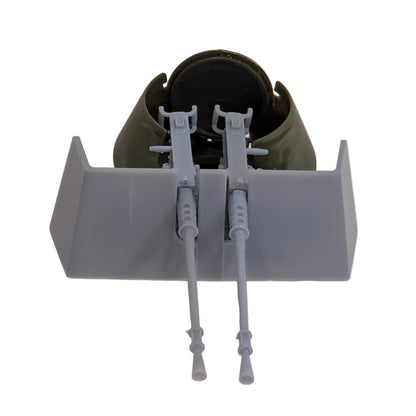 M2HB 50 Cal. Machine Gun Twin Mount & Improvised Gun Shield - 1/48