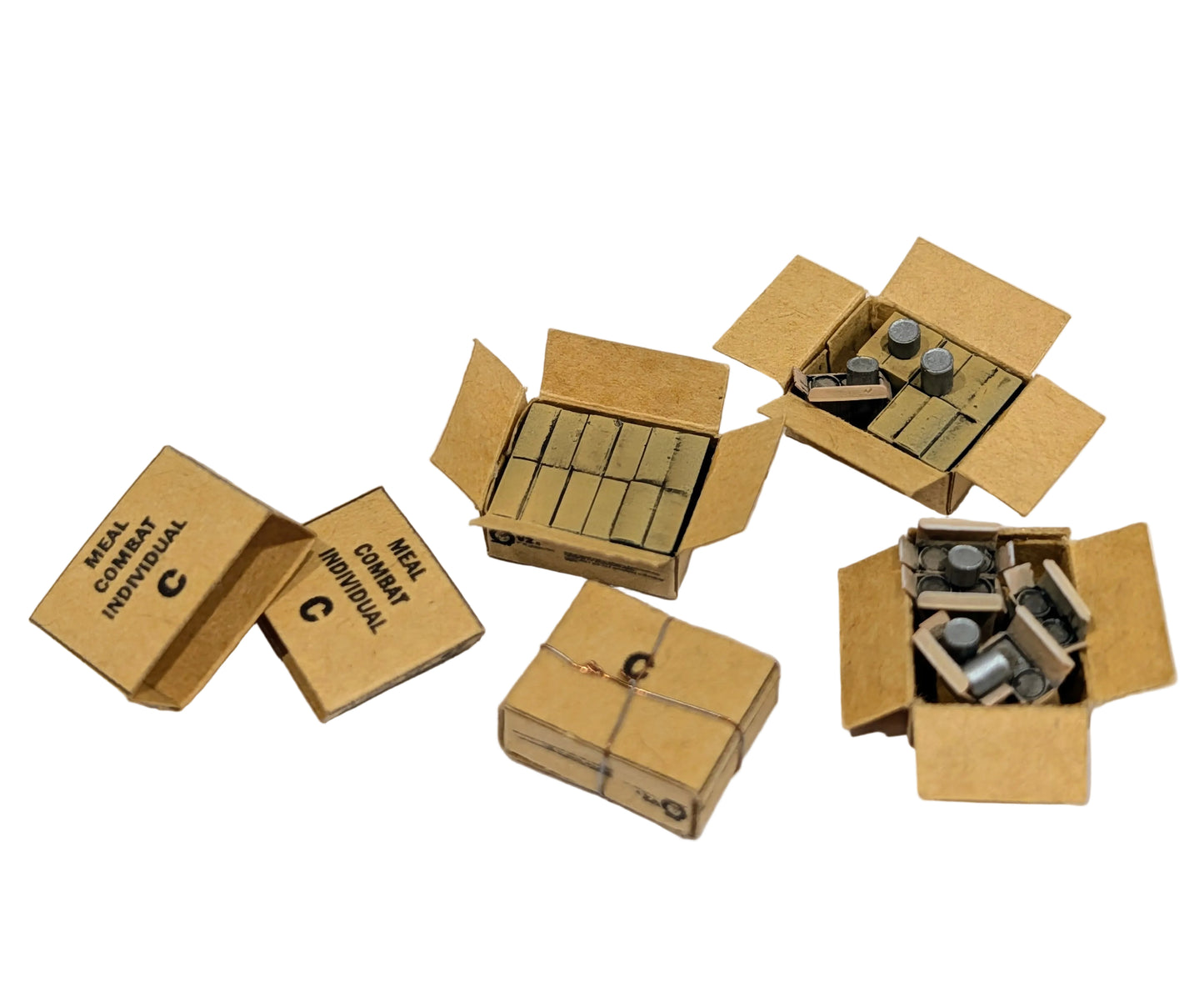 Vietnam War U.S. C-Rations (Opened & Sealed) – 1/35