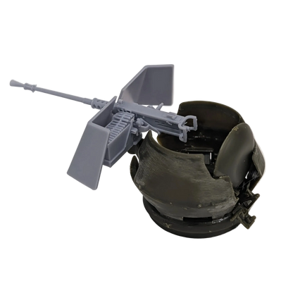 M2HB 50 Cal. Machine Gun & US Style Gun Shield (Vietnam) – 1/35