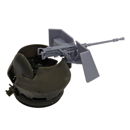 M2HB 50 Cal. Machine Gun & US Style Gun Shield (Vietnam) – 1/35