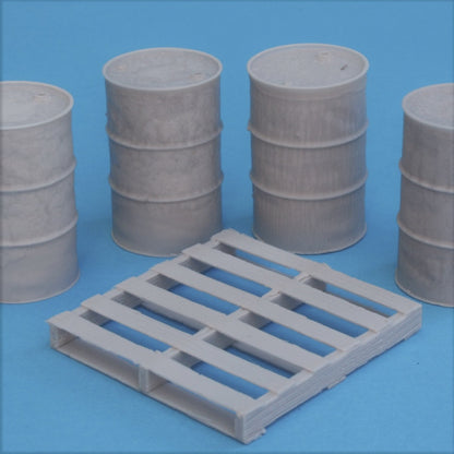 200L Fuel Drums and Standard ISO Pallet Kit - 1/35